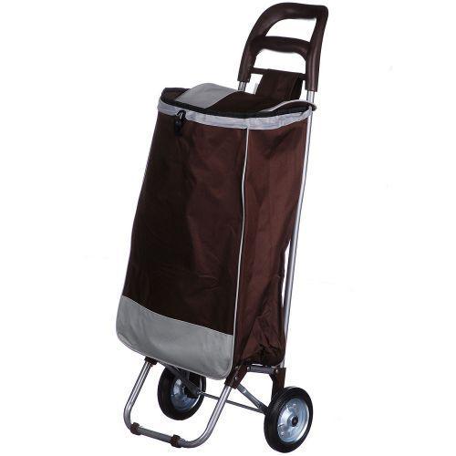 Тачка-сумка на колесах Stenson MH-2079 металл 94 см Brown (007505)