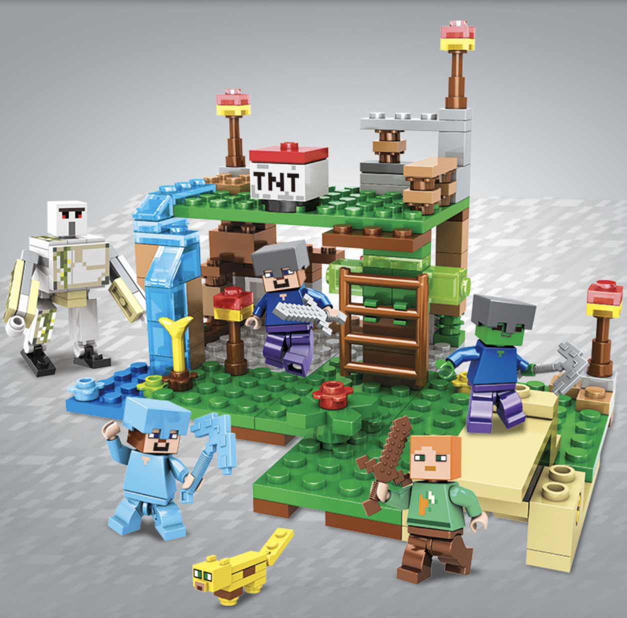 Конструктор My World Скеля біля водоспаду 310 деталей (SJ81005) - фото 5 Конструктор My World Скеля біля водоспаду 310 деталей (SJ81005) - фото 5