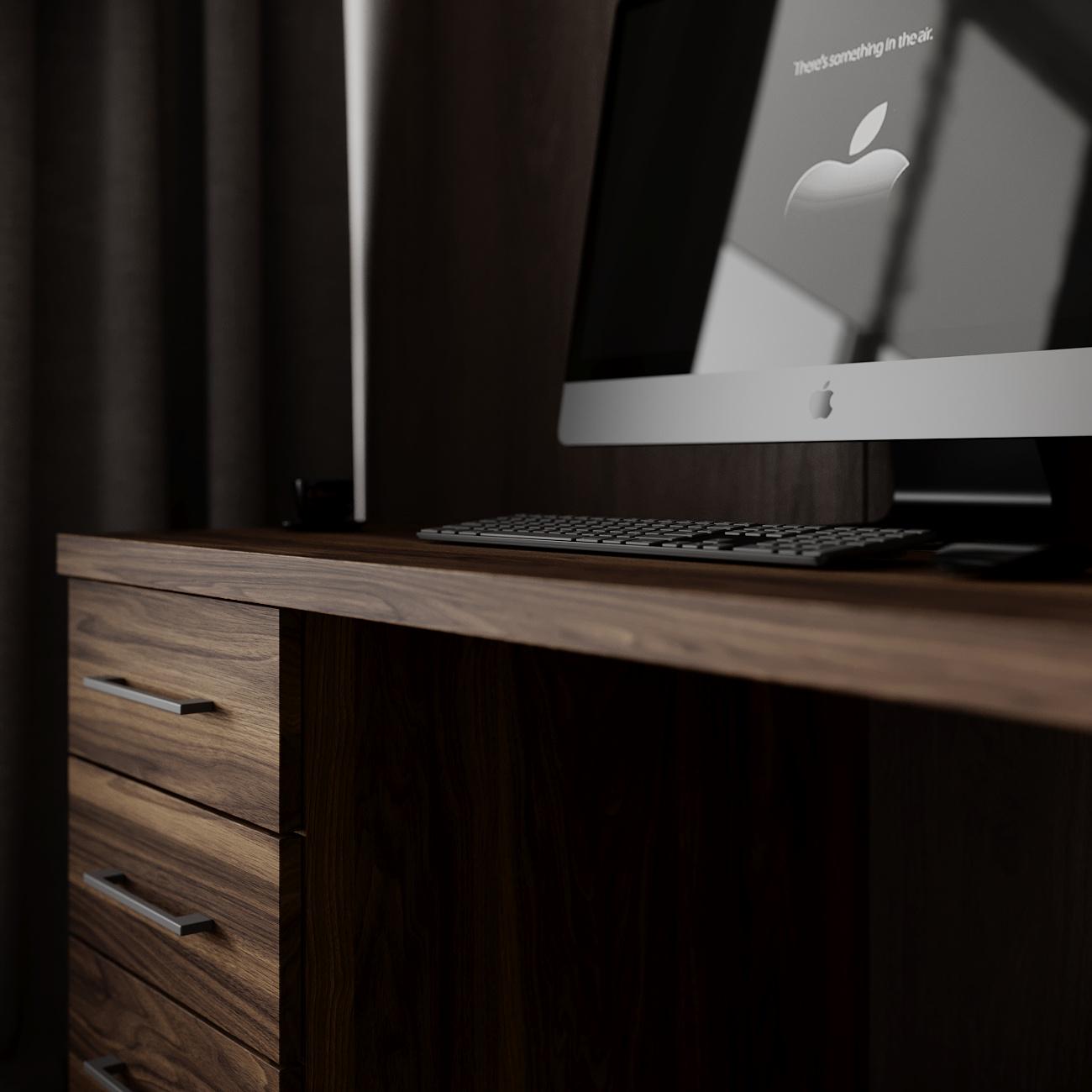 Компьютерный стол Mebellini Торонто лофт 1200x600x770 мм Орех Артемида (арт.SKEP1000-205) - фото 3 Компьютерный стол Mebellini Торонто лофт 1200x600x770 мм Орех Артемида (арт.SKEP1000-205) - фото 3