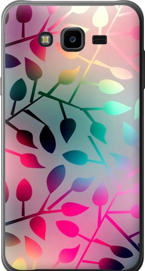 Чехол на Samsung Galaxy J7 Neo J701F Листья (2235u-1402-42517)