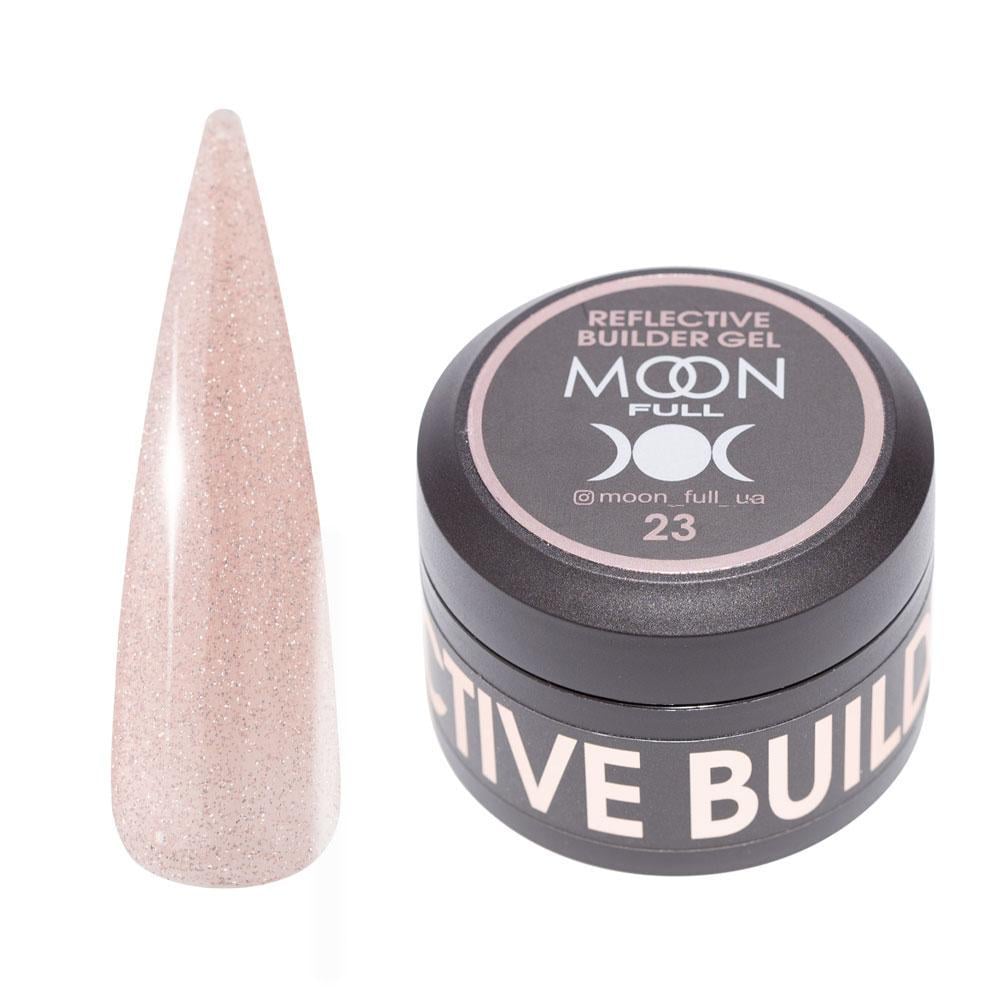 Гель для наращивания световозвращающий Moon Full Reflective Builder Gel №23 30 мл