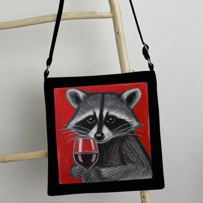 Сумка женская Presentville Taystra Енот с бокалом (693539312)