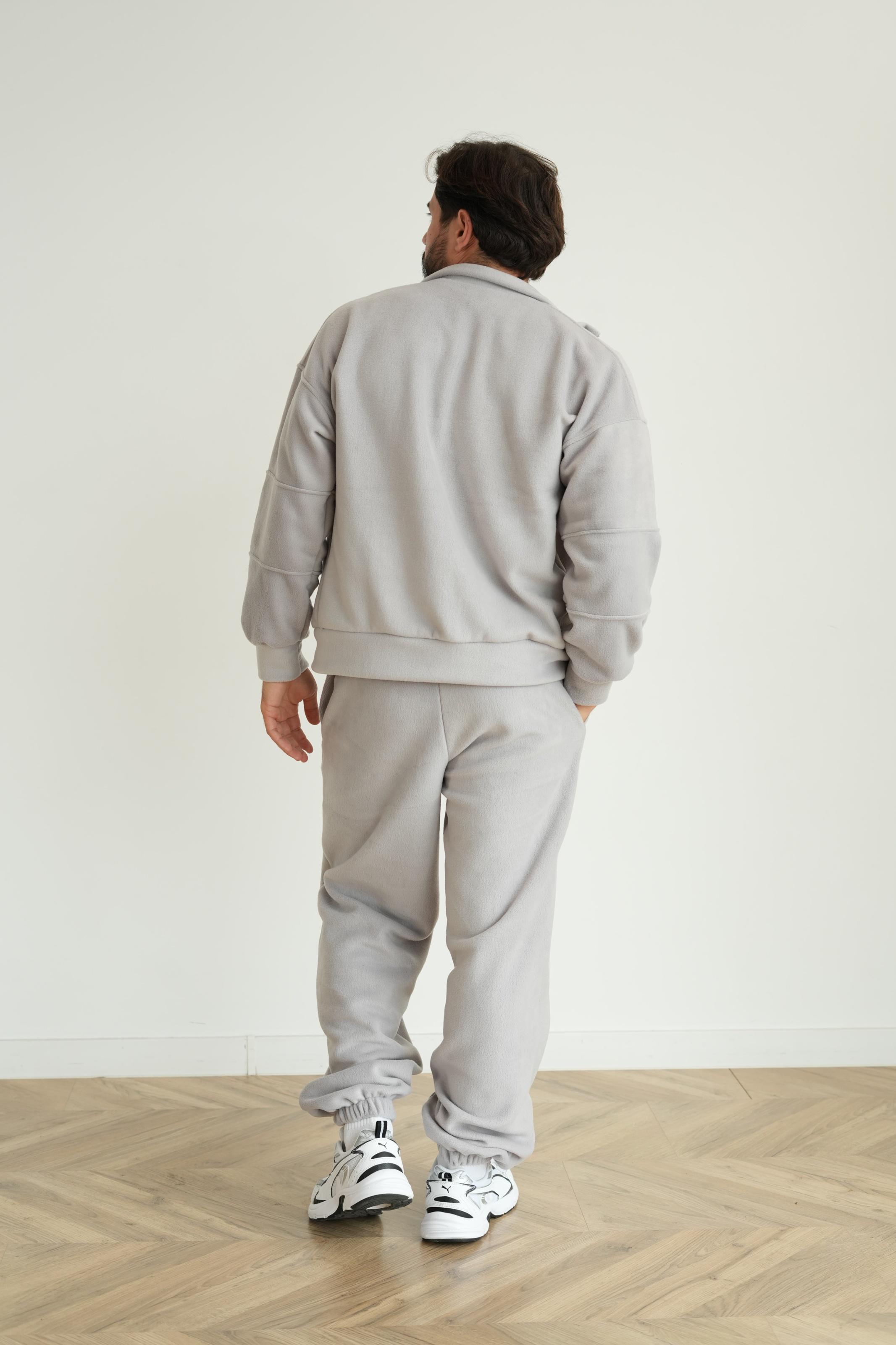 Костюм мужской флисовый CASUAL L/XL Светло-серый (10304LXLm) - фото 7 Костюм мужской флисовый CASUAL L/XL Светло-серый (10304LXLm) - фото 7