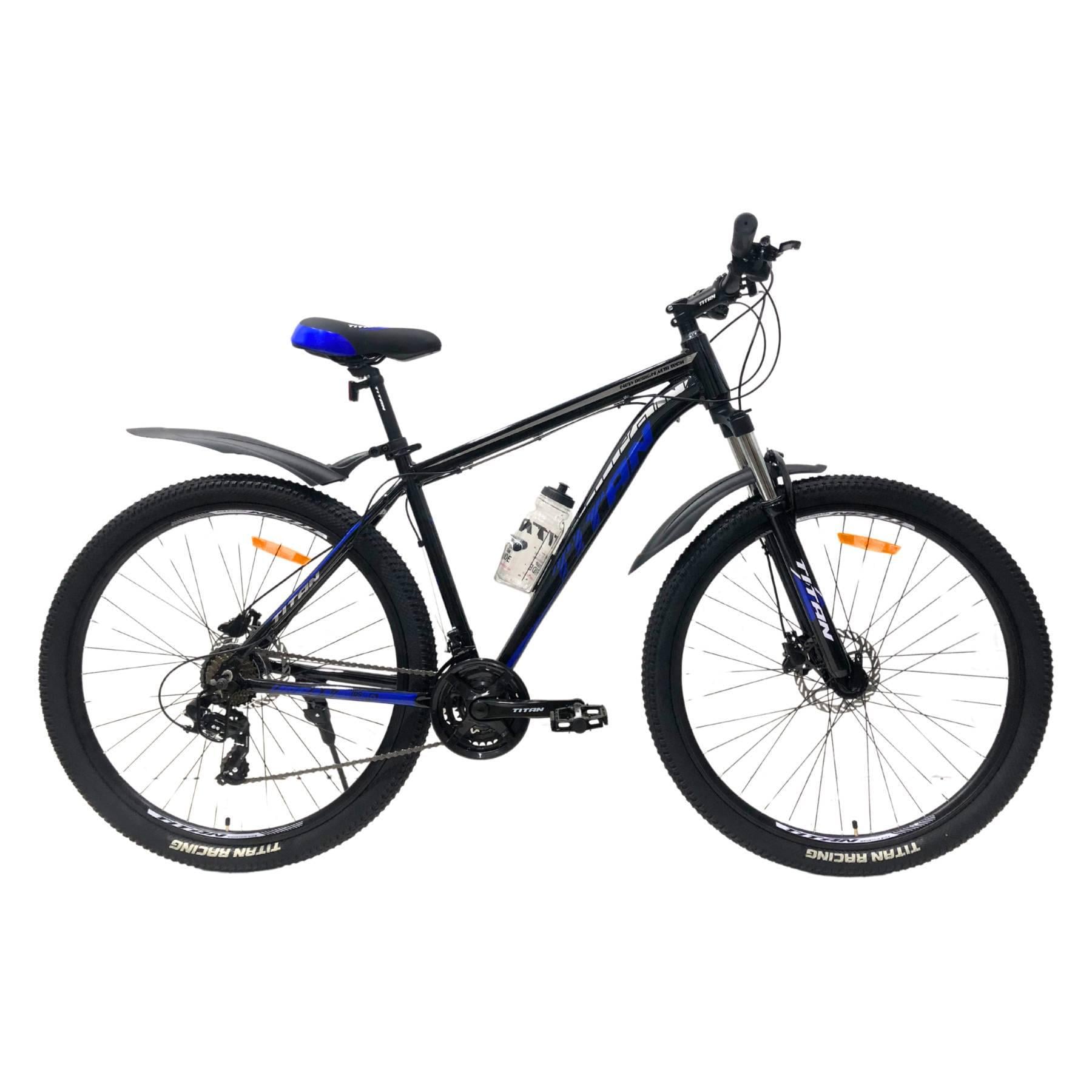 Велосипед Titan Urban 29" 21" Черно-синий Велосипед Titan Urban 29" 21" Черно-синий