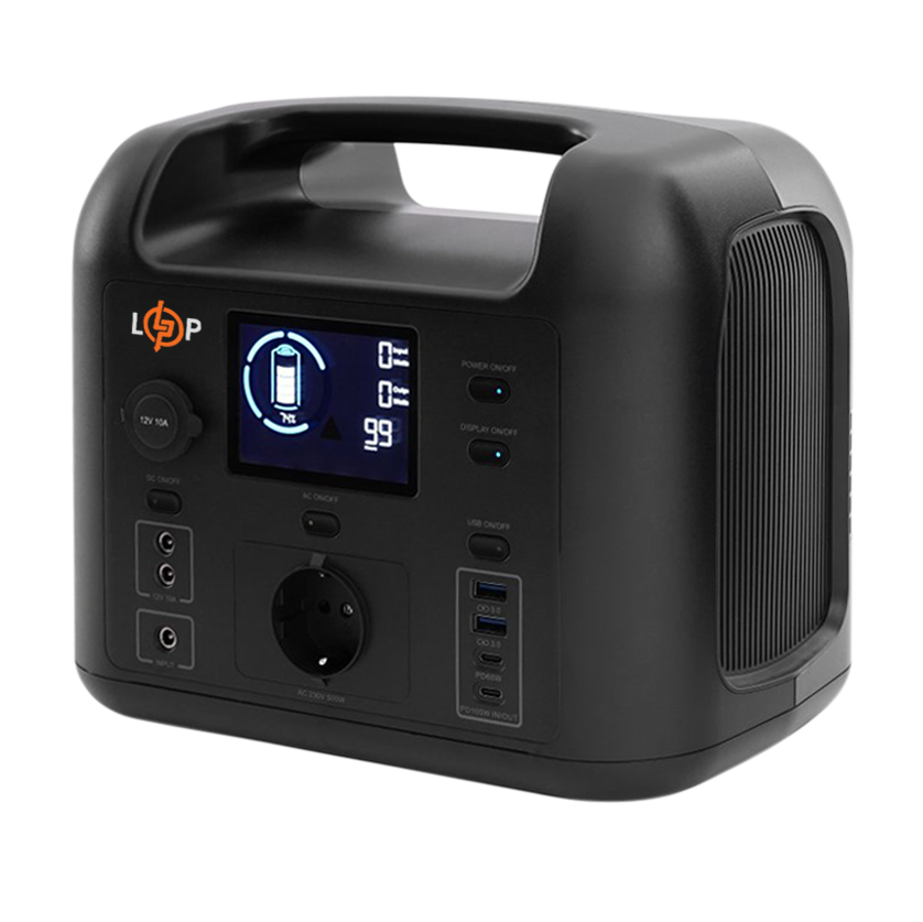 Зарядная станция портативная LP CHARGER 500 500W 518Wh многофункциональная - фото 2 Зарядная станция портативная LP CHARGER 500 500W 518Wh многофункциональная - фото 2