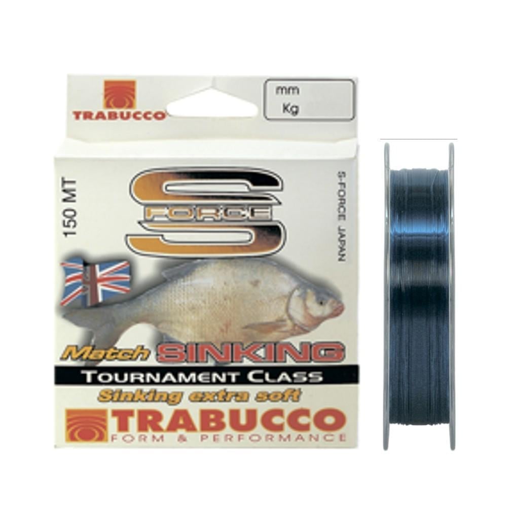 Леска Trabucco S-Force Match Sinking 0,3 мм 12,06 кг 150 м