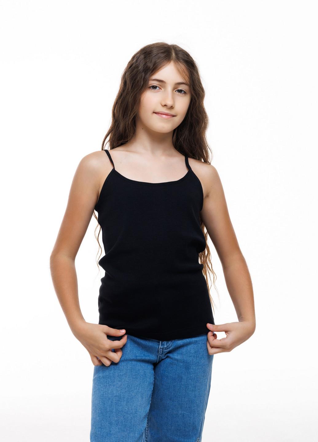 Майка для девочек Наталюкс р. 36 134-140 см Черный (2141013290951) Майка для девочек Наталюкс р. 36 134-140 см Черный (2141013290951)