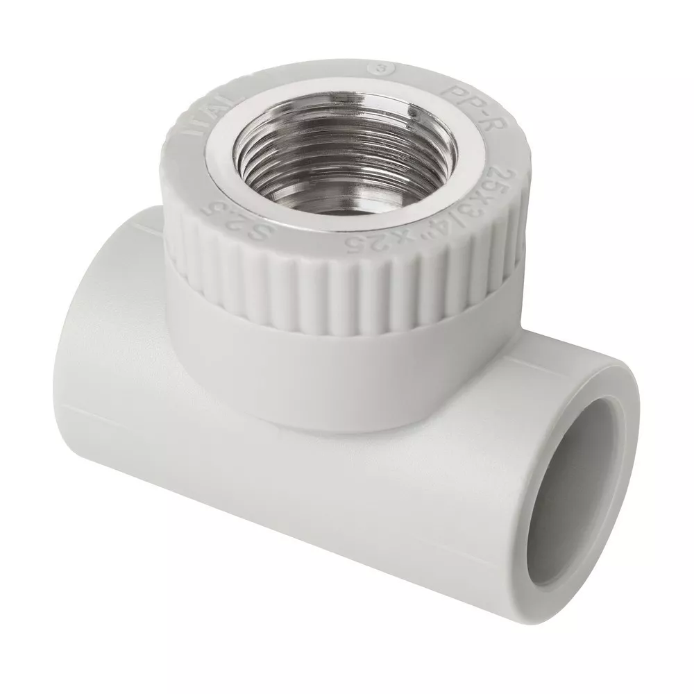 Тройник ITAL PP-r с внутренней резьбой 20 мм х 1/2" (SQ-1045698)