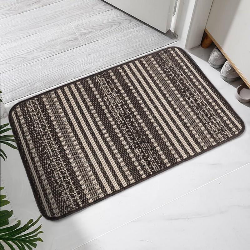 Коврик придверный Lana 19246-91 в прихожую 50х80 см Коричневый (23053787)