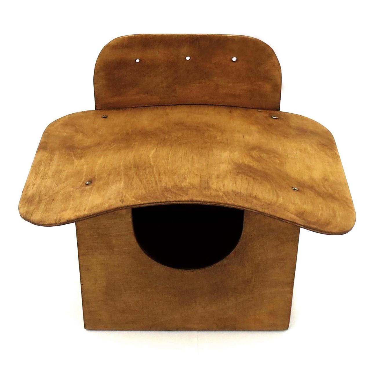 Гнездовье для птиц из дерева Горлица Мускат (ГНЗ-000107) - фото 5