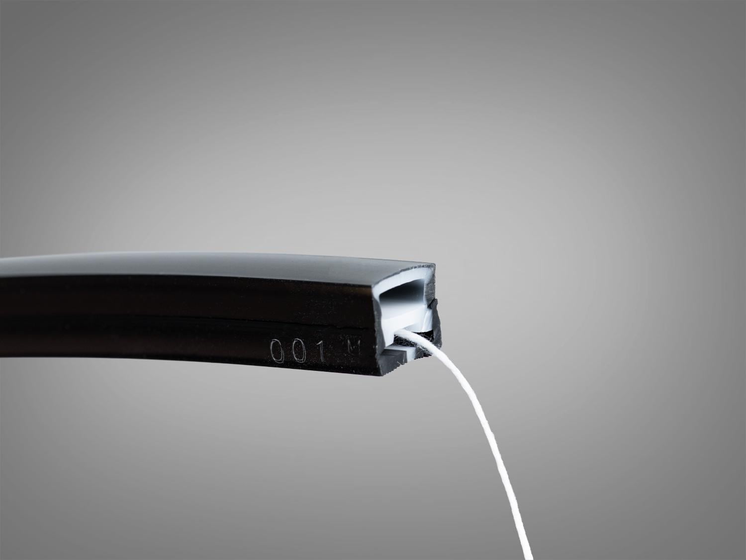 Профіль гнучкий для LED стрічки накладний (PLS-1212EN BLACK)