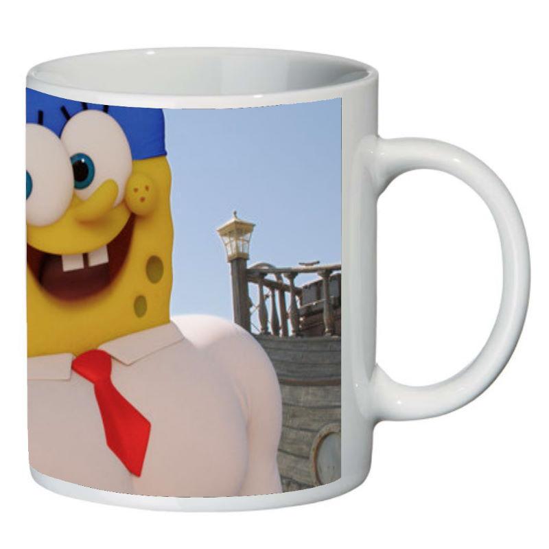 Кружка с принтом SuperCup Губка Боб квадратные штаны (SC-SB-001)