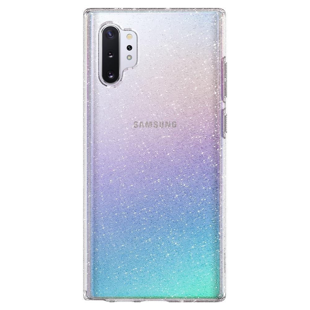 Чехол прозрачный с блестками Spigen Liquid Crystal Glitter для Samsung Galaxy Note 10 Plus Quartz