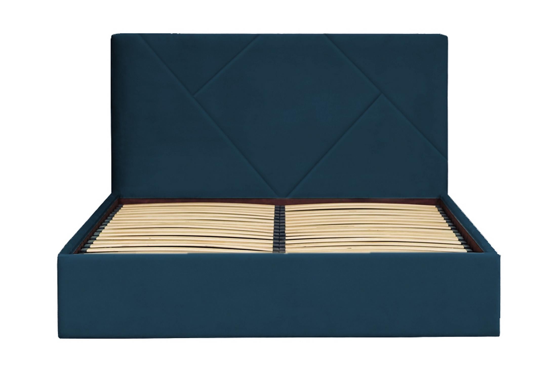 Кровать RidneTut Odissey с подъемным механизмом Chicago 12 180х200 см Темно-синий (334100121-12180)