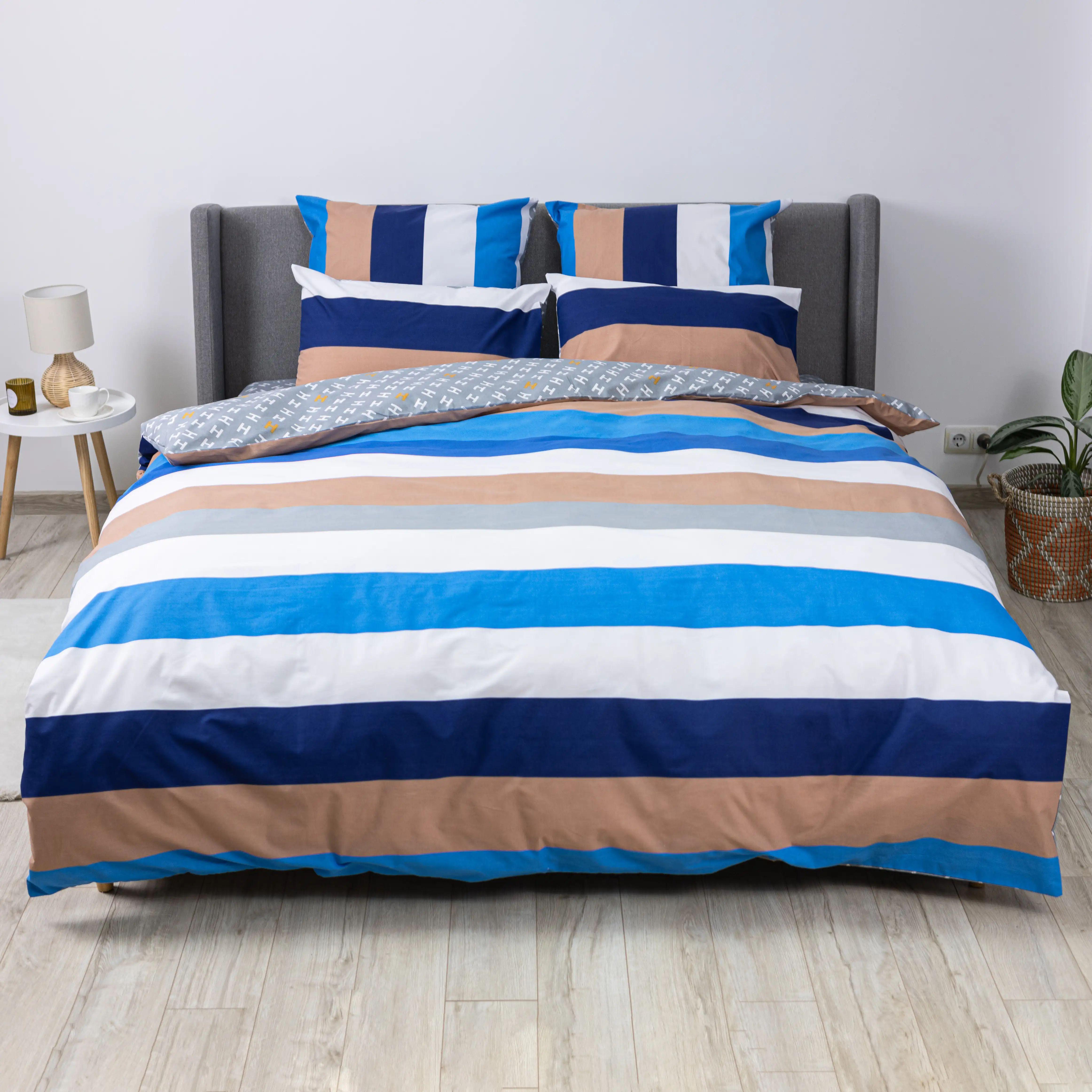 Комплект постільної білизни гіпоалергенний ТЕП Homey 115 г/кв. м євро з наволочками 70x70 см Синій (12540200215)