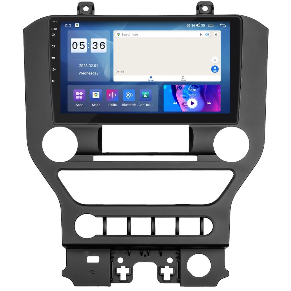 Автомагнитола штатная Lesko Prime для Ford Mustang VI 2014-2017 г. CarPlay/4G/Wi-Fi/GPS 4/64 GB 9" (10928-59552)