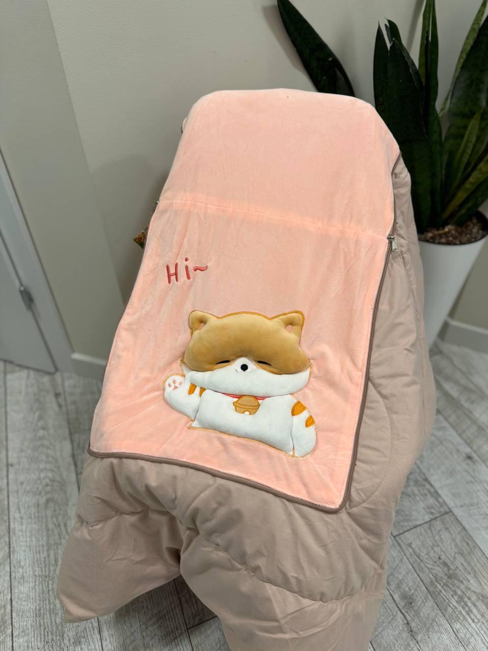 Ковдра дитяча 110х140 см Рожевий (Д-Al-kid-kovdra25-002)