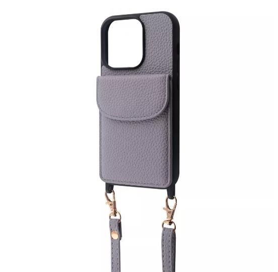 Чехол-накладка для телефона WAVE Leather Pocket Case - iPhone 14 light purple (460190008)