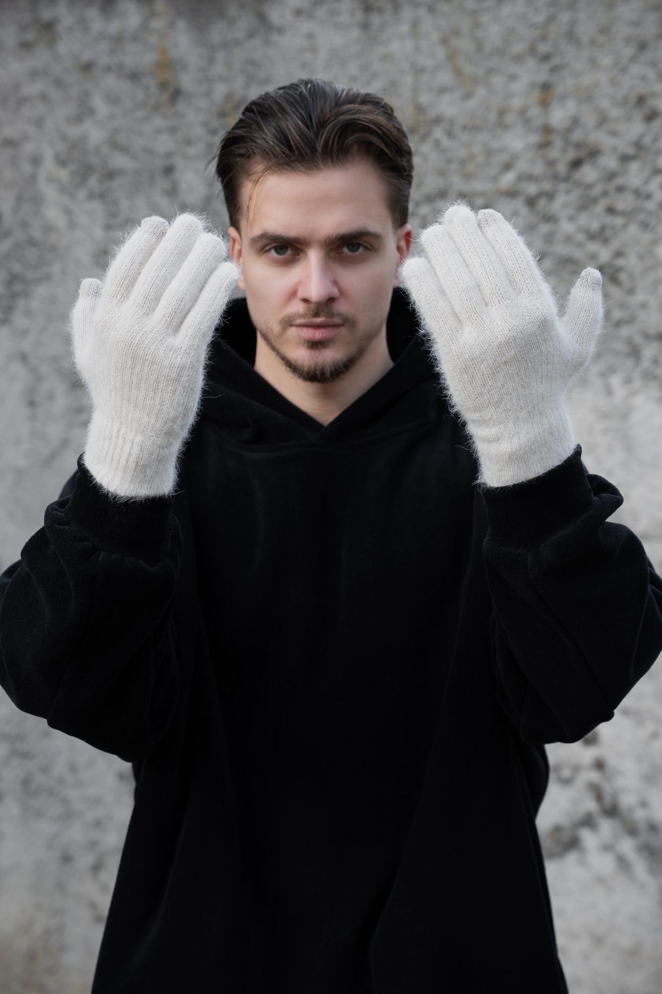 Рукавиці зимові сенсорні Without Brand Morgan 5-73 Beige (8055890) - фото 1