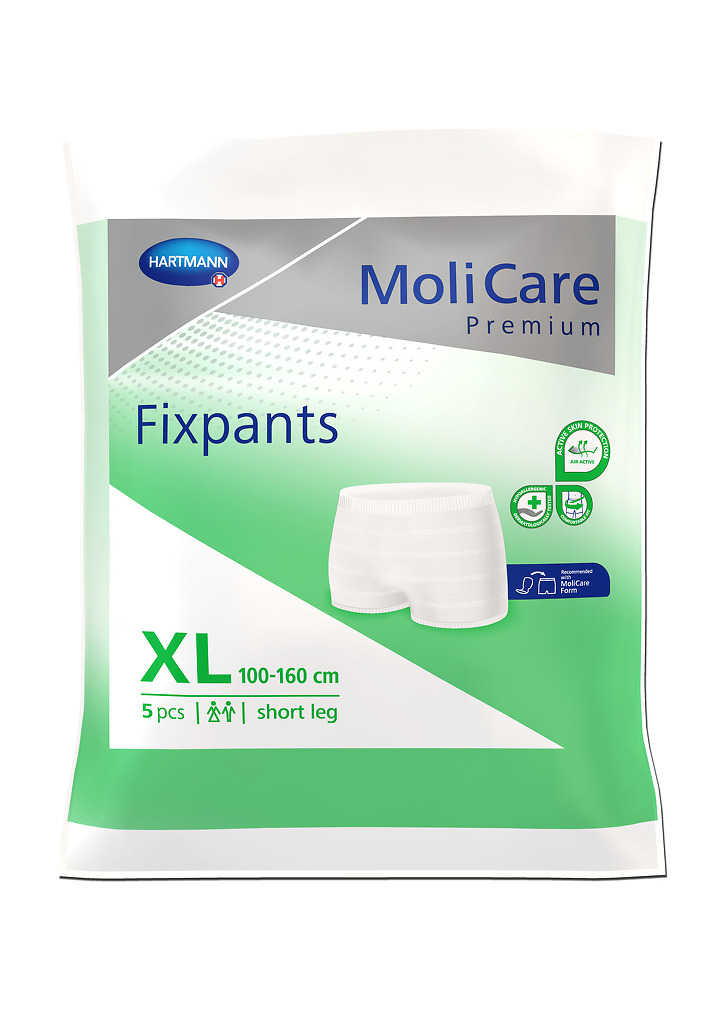 Еластичні штанці для фіксації прокладок MoliCare Premium Fixpants короткі р. XL 5 шт.