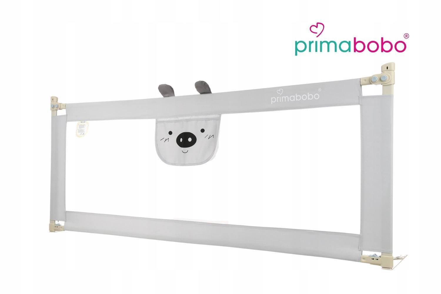 Бортик для кровати Primabobo Bear 180 см Серый (BM01_SZ 180) - фото 2