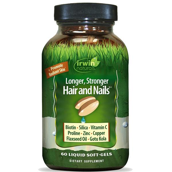 Комплекс для кожи/волос/ногтей Irwin Naturals Longer Stronger Hair and Nails 60 Softgels