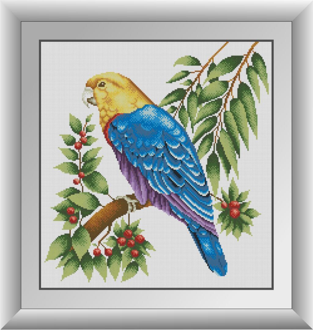 Алмазная мозаика Dream Art Попугай 46x49 см (DA.30553)