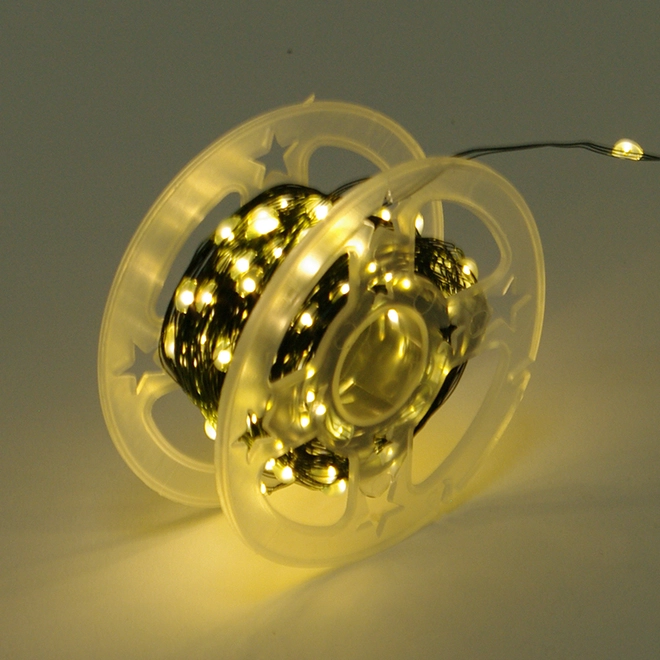 Гирлянда LED теплый свет 400 диодов 40 м (42244)