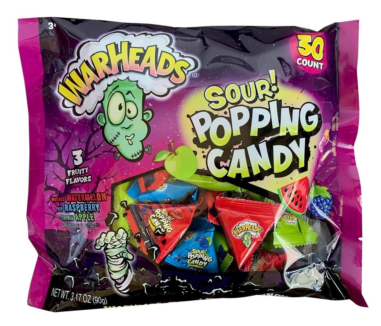 Конфеты Warheads Halloween Popping Candy Laydown Bag 30 шт. 90 г (2351549192)