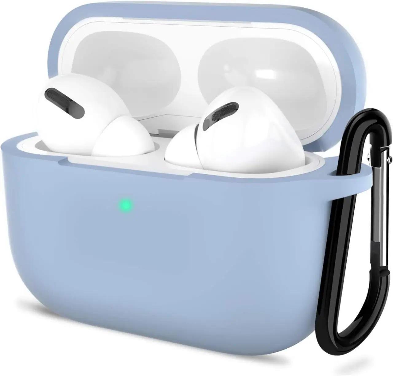 Чохол для навушників Apple AirPods Pro 2 силіконовий Блакитний (VANAX54011)