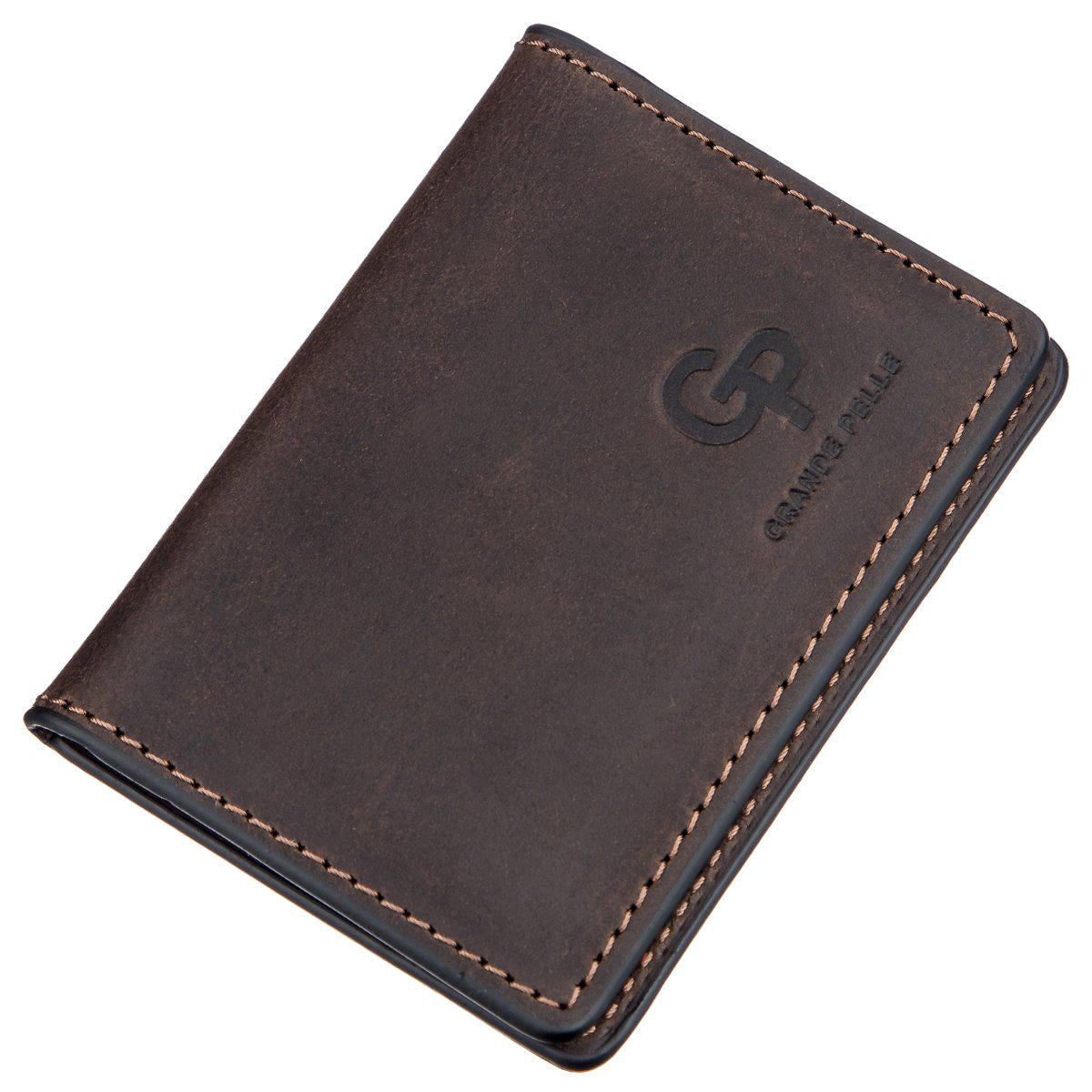 Обложка для водительских прав Grande Pelle 11186 кожаная Коричневый
