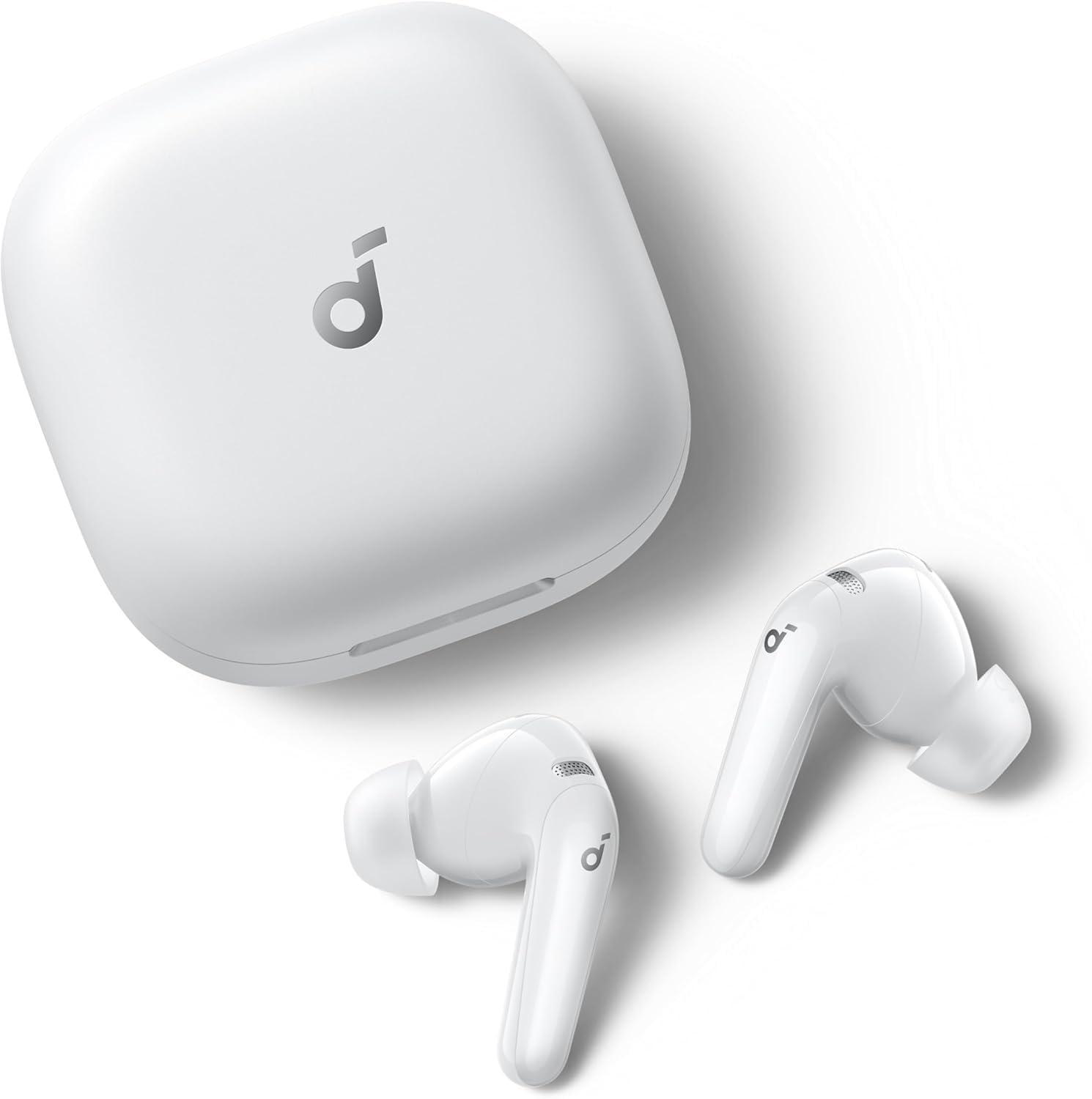 Наушники Anker Soundcore P31i R60i Real-Time Adaptive Noise Cancelling Headphones White (D1202)