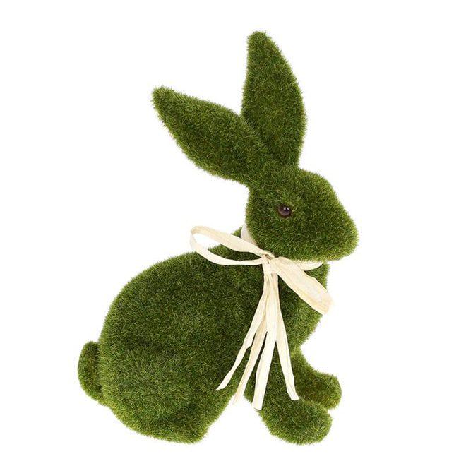 Фигурка пластиковая Flora Пасхальный Кролик 24 см Зеленый (40343)
