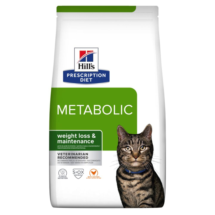 Корм сухой для кошек контроль и снижение веса Hill's Prescription Diet Metabolic с курицей 3 кг