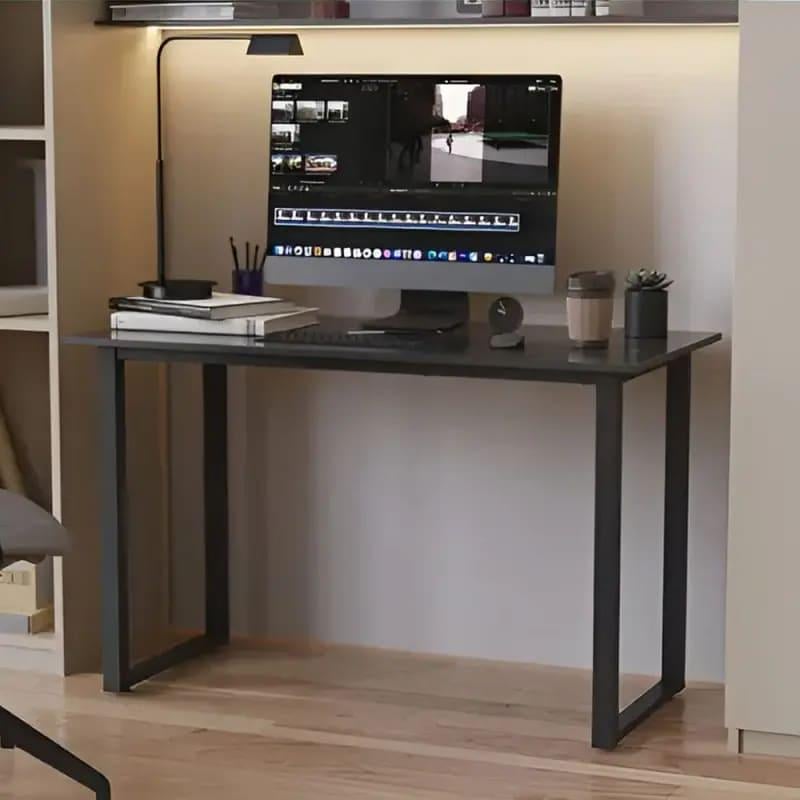 Письменный стол Ferrum-decor Кнап 2 металл/ДСП 16 мм 750x1200x600 мм Черный/Сосная Кембра (FRD-106401) Письменный стол Ferrum-decor Кнап 2 металл/ДСП 16 мм 750x1200x600 мм Черный/Сосная Кембра (FRD-106401)