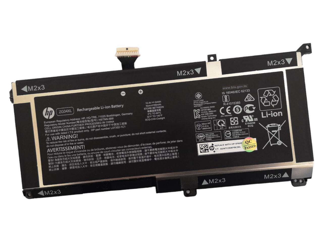 Аккумулятор для HP EliteBook 1050 G1/ZBook Studio G5/ZG04XL 4155 mAh 64Wh (21669133)