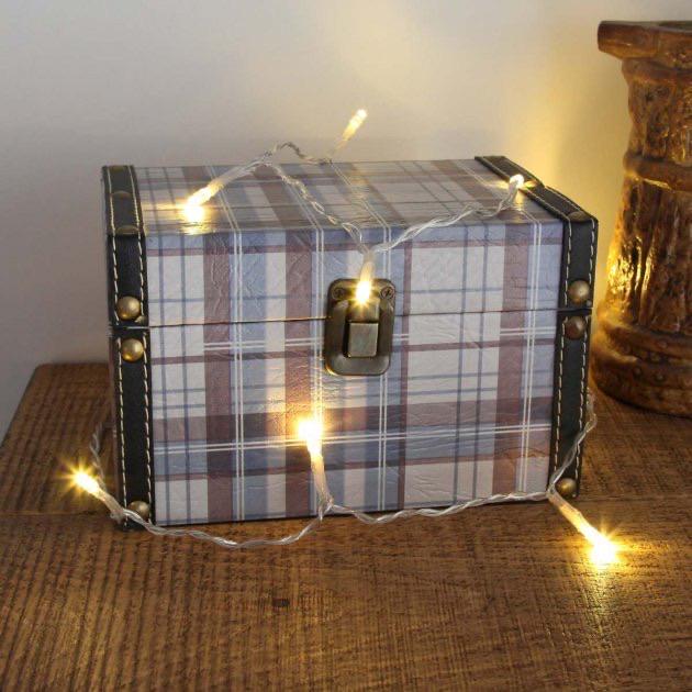 Гірлянда на ялинку Alphatrade Нитка 14 м 200 LED Прозорий/Теплий білий (120489) - фото 4