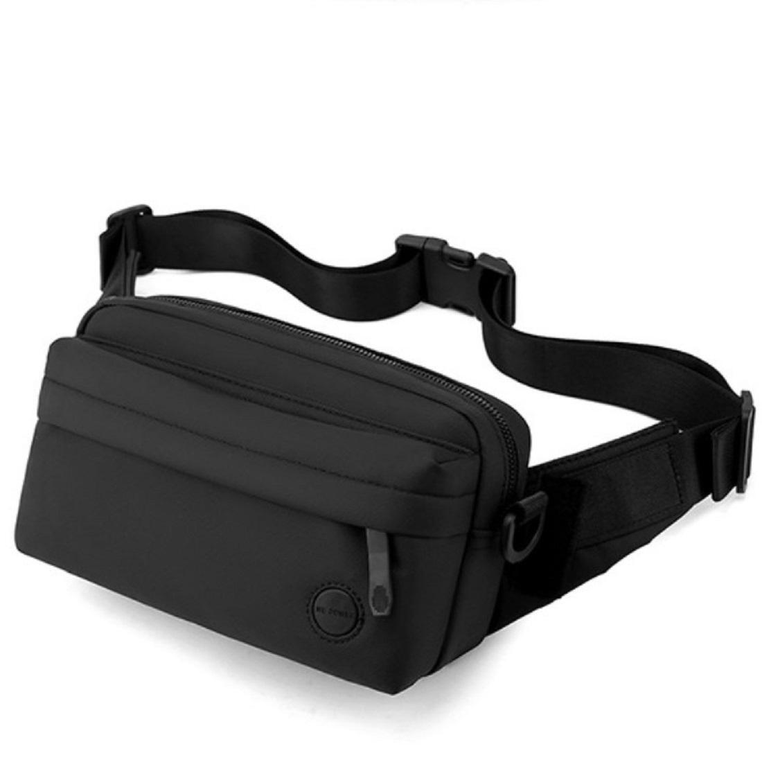 Поясная сумка мужская Royal Bag AT08-1247A Черный (7479)