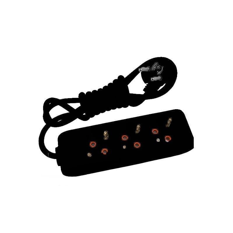 Подовжувач тримісний Viko Multi-Let з заземленням 3 м Чорний (27848402)