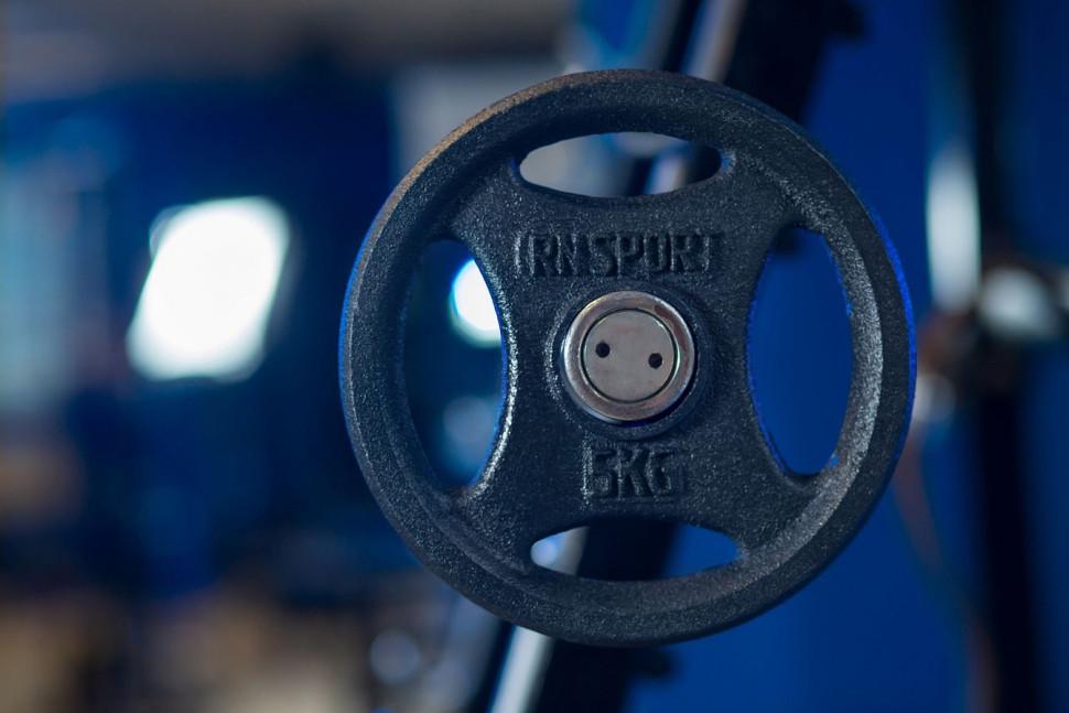 Гантелі олімпійські металеві RN-Sport 31 кг 2 шт. (2764274492) - фото 10