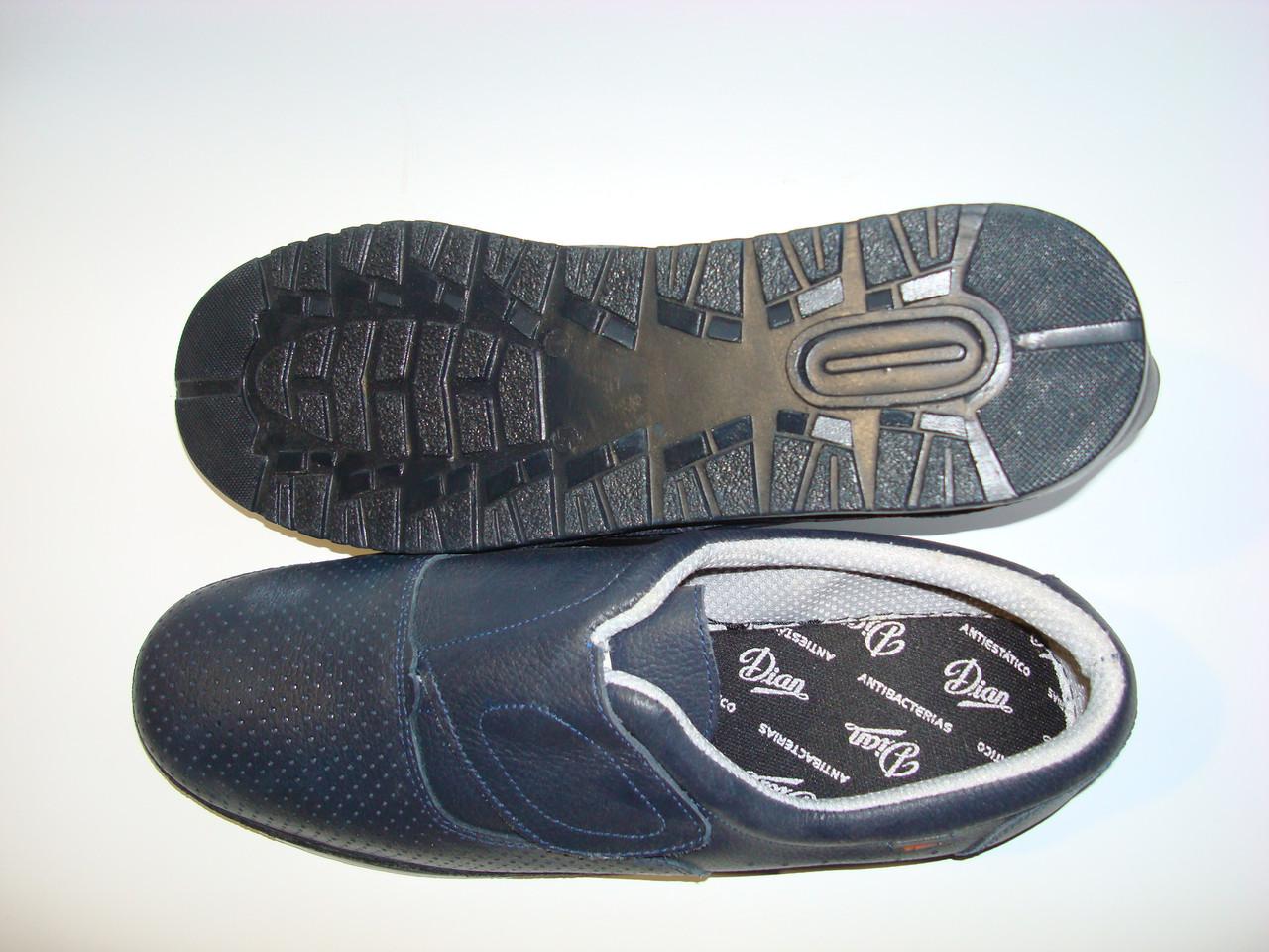 Мокасины кожаные мужские Dian р. 46 30 см Синий (2343312484) - фото 7 Мокасины кожаные мужские Dian р. 46 30 см Синий (2343312484) - фото 7