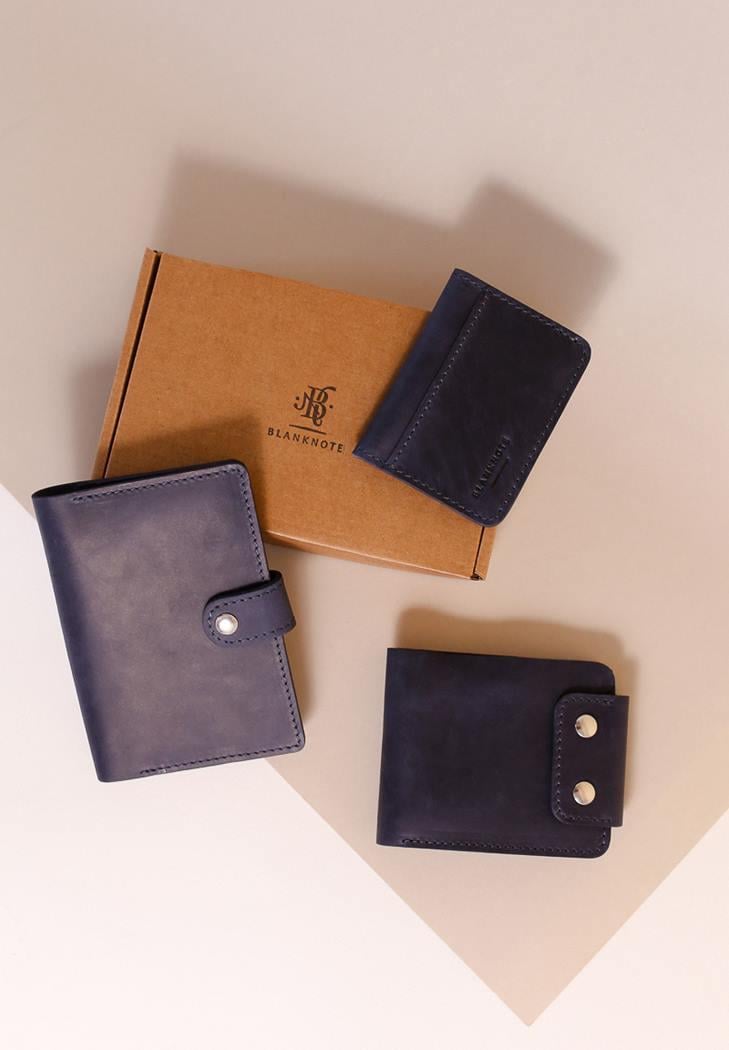 Набор подарочный кожаных аксессуаров мужской Кельн (A-027307)