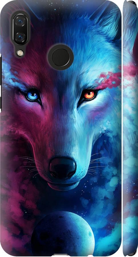 Чехол на Huawei Nova 3 Арт-волк (3999m-1535-42517)