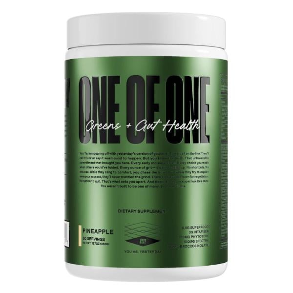 Естественная добавка для спорта ONE OF ONE Greens + Gut Health 360 г 30 порций Pineapple (000027323) Естественная добавка для спорта ONE OF ONE Greens + Gut Health 360 г 30 порций Pineapple (000027323)
