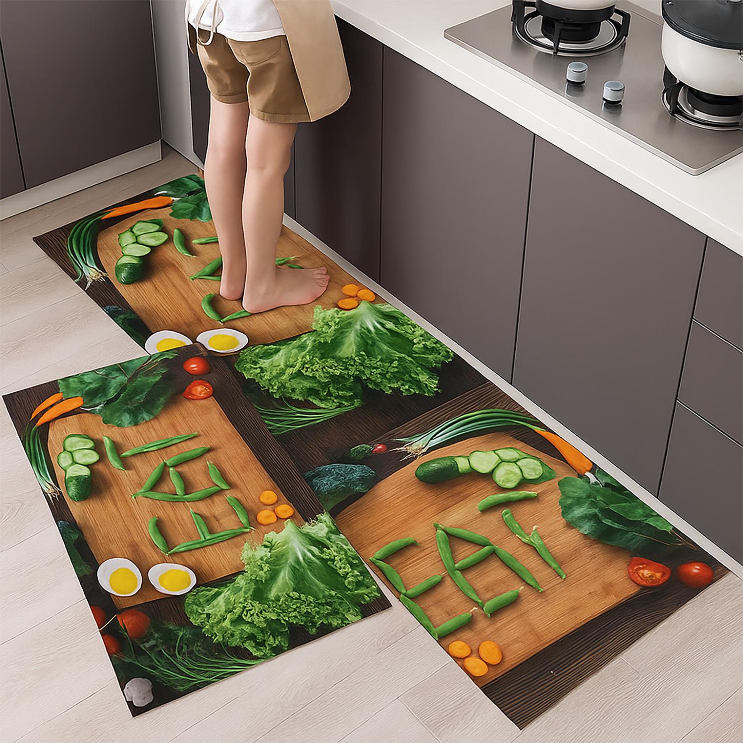 Набір килимків Овочі 60x40/120x40 см (87945)