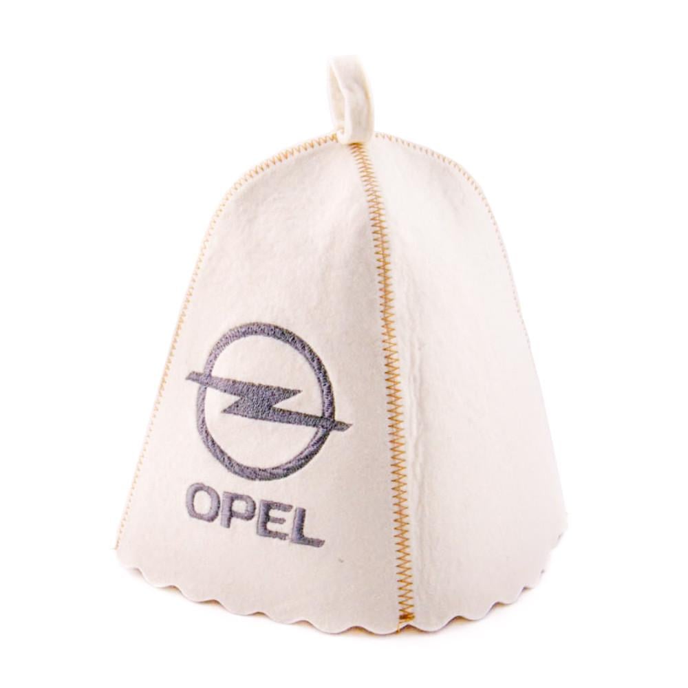 Банная шапка Luxyart "Opel" натуральный войлок Белый (LA-190)