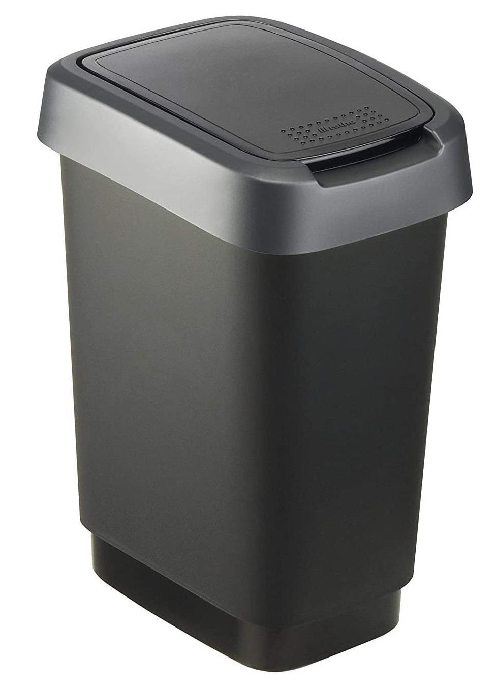 Ведро для мусора Rotho Twist 10 л Черный (17543)