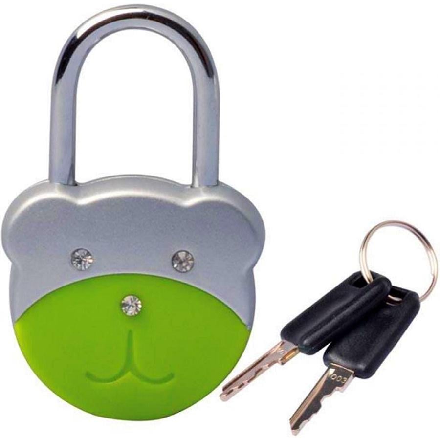 Брелок-замок Munkees 3602 Padlock-Bear Green