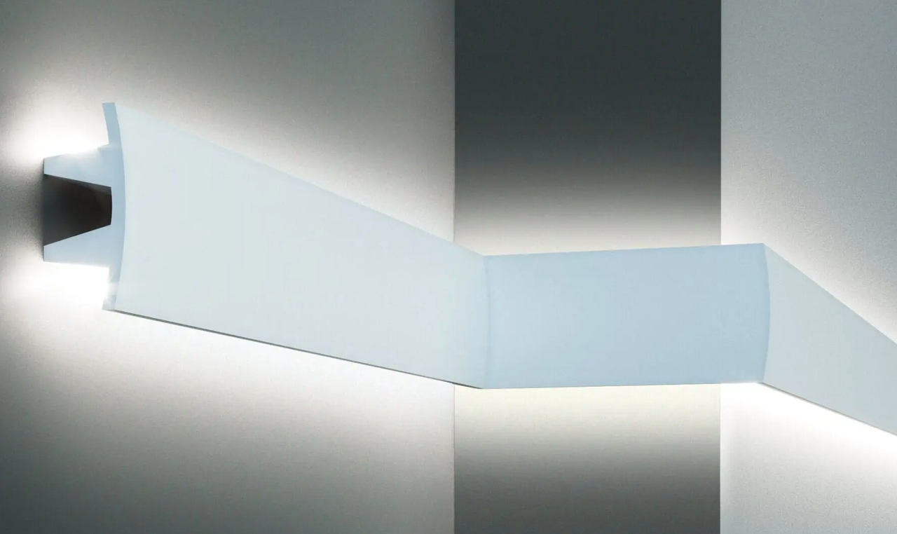 Молдинг поліуретановий гладкий серія F Tesori KF 503 жорсткий 2000 мм (2328342569)