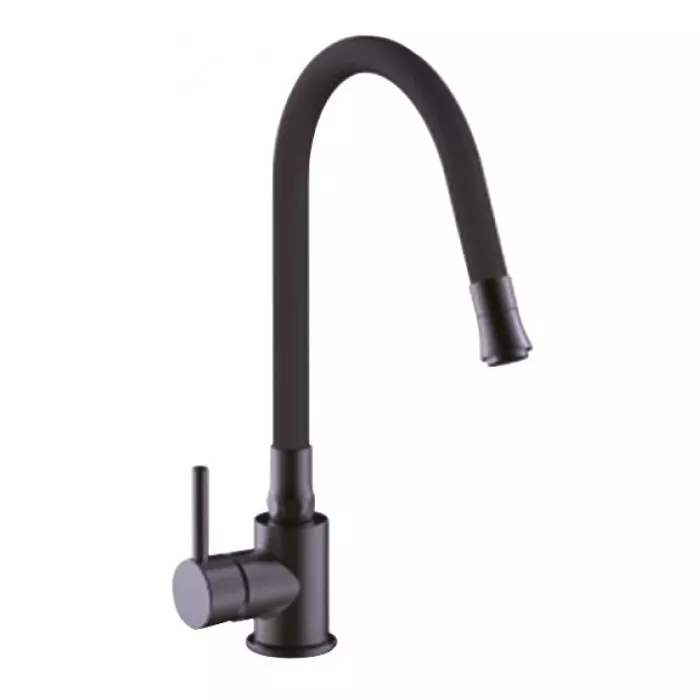 Смеситель для кухни Frap F40994-6 с гибким изливом Черный